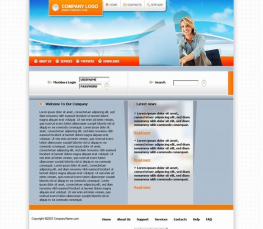 公司企业网站模板 templatespace 公司模板 公司企业