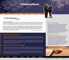 公司企业网站模板 templatespace 公司模板 公司企业