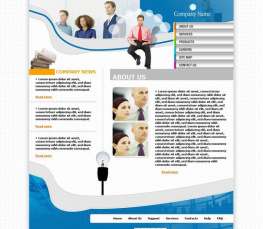人物类模板 templatespace 人才模板 公司企业
