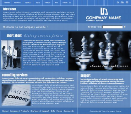 公司企业 Mastertemplates 交流模板