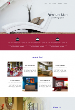 html5模板 家居集市HTML5单页模板 公司企业
