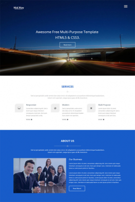 css3模板 HTML5+CSS3商务企业网站模板 html5模板