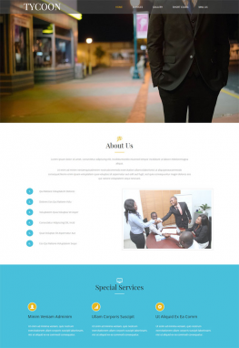html5模板 大气商务HTML5网站模板 公司企业网站模板