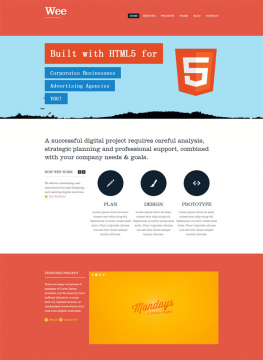 html5模板 html5科技公司网站模板 公司企业网站模板