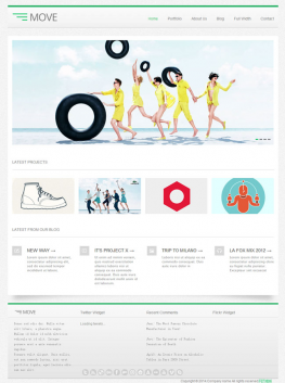 html5模板 绿色品牌企业HTML5模板 绿色