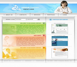 公司企业网站模板 商务公司模板下载 电子商务模板