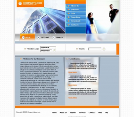 公司企业网站模板 templatespace 公司模板 公司企业