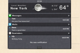 jQuery+CSS3仿IOS5通知中心