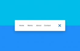 CSS3弹性展开动画导航菜单代码