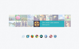 css3仿虾米网banner相片墙