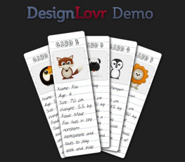 CSS3制作动态索引卡特效