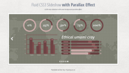 CSS3背景图滑动视差效果幻灯片