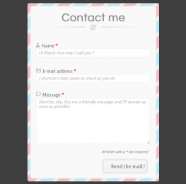 css3+html5彩色表单