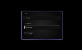jQ+CSS3彩色流动边框登录框