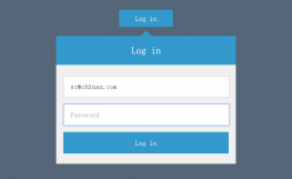 CSS3弹出Metro登录表单