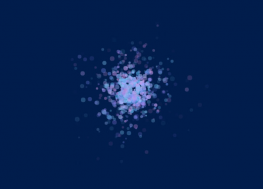 HTML5 Canvas云粒子动画特效