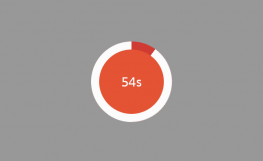 jQuery+css3圆形倒数秒计时器代码
