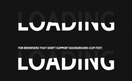 CSS3实现水位充满文字特效