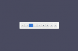 纯CSS3带过渡动画效果分页条代码