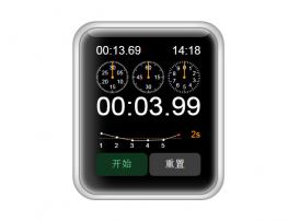 JS+CSS3实现苹果iwatch计时器